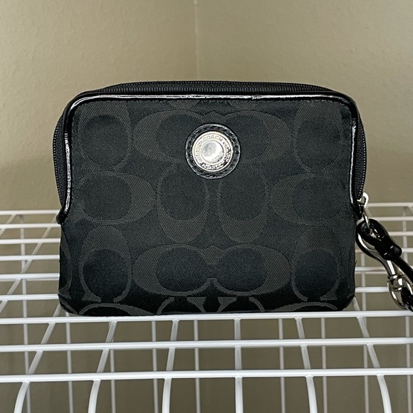 Black Coach Wristlet